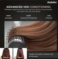 BaByliss 1000W 3-in-1 Air Styler, Ionic Frizz-Control, 50mm Volumising Brush, Smoothing Brush & Drying Nozzle, AS261SDE