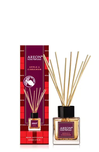 Areon - Perfume Sticks 50ml For Home - Apple & Cinnamon Scent