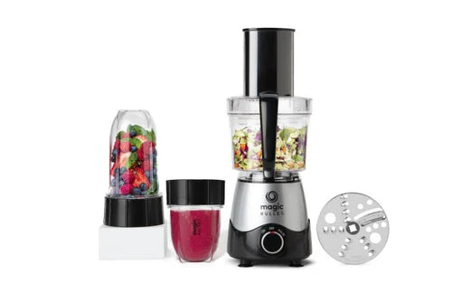 Magic Bullet 400W Mixer System with Nutrient Extractor 10 Pcs - Silver