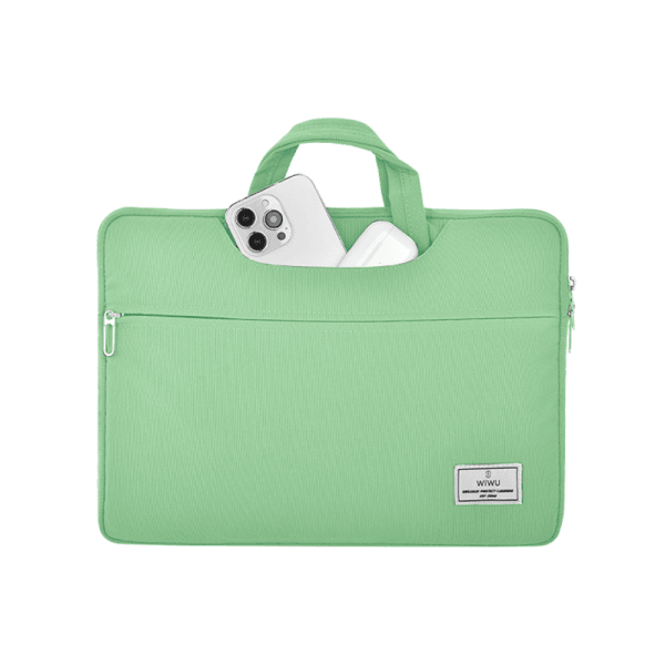 Wiwu vivi hand bag for 14" laptop - mint green