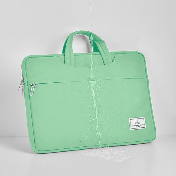 Wiwu vivi hand bag for 14" laptop - mint green