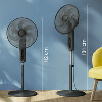 Philips 1000 Series Pedestal Fan, 45cm, 3 Speeds, Remote & Timer – CX1520/01