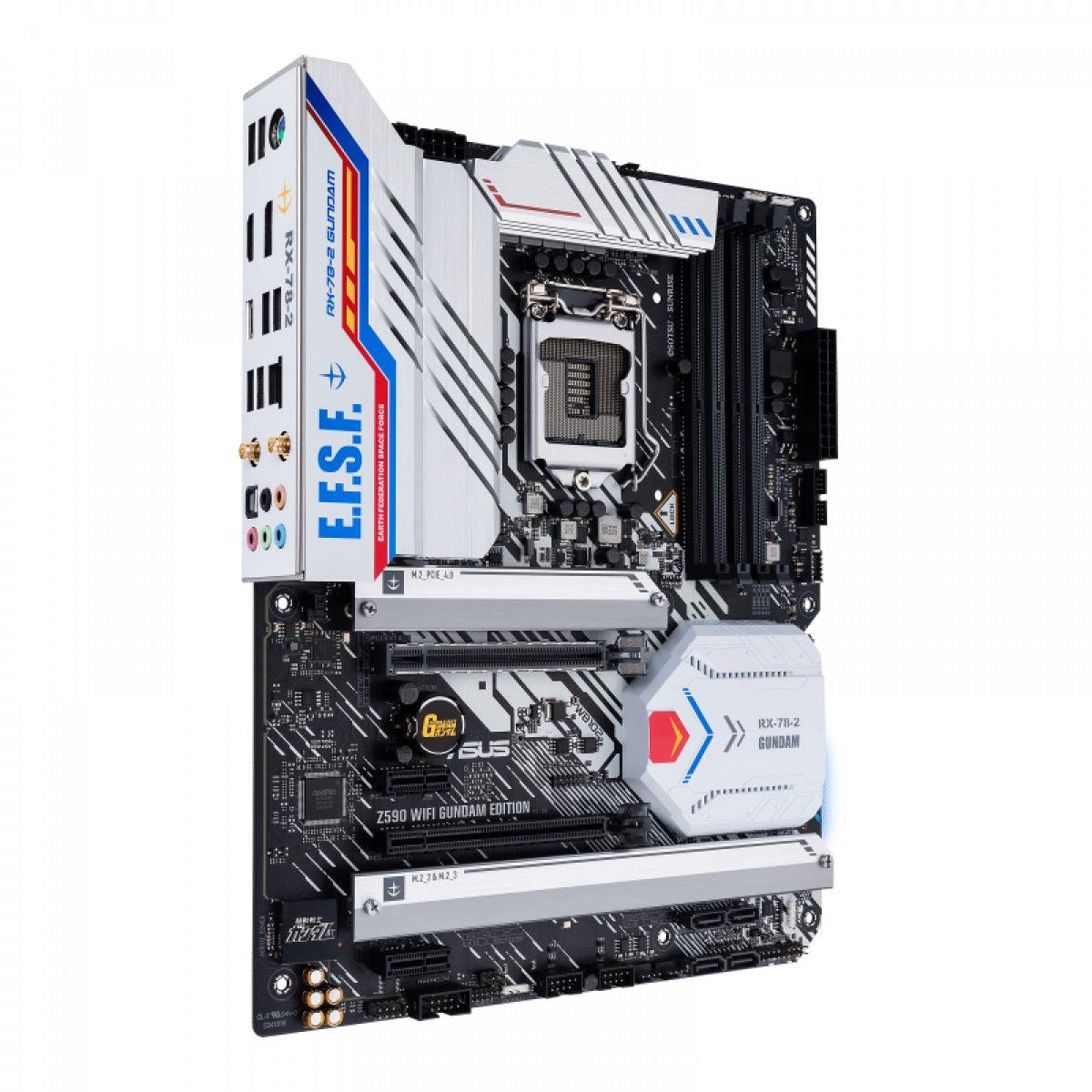 ASUS Z590 GUNDAM EDITION WiFi 6, (LGA 1200) ATX Gaming Motherboard, PCIe® 4.0, 3 X M.2 , USB 3.2 Gen 2x2 Type-C