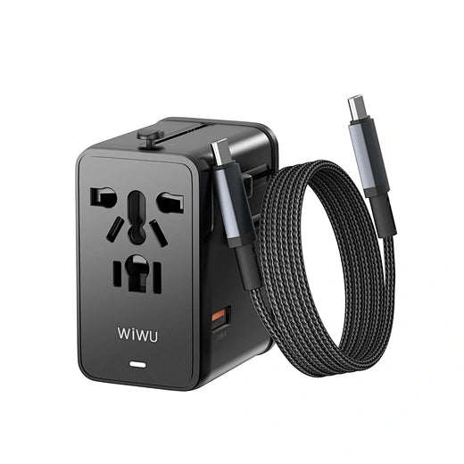 WiWU 75W Universal Plug Adapter Cable Combo Wi-UA015
