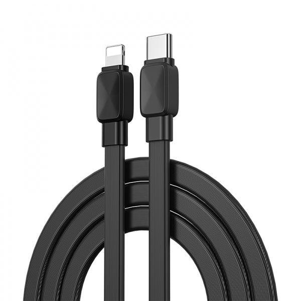 WiWU Bravo 20W PD Type-C to Lightning Flat Charging Cable 1m