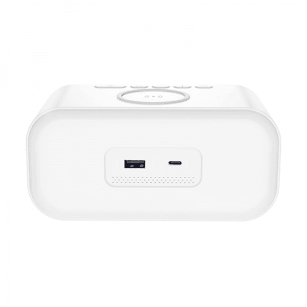 WIWU WI-W015 15W WIRELESS CHARGER WITH DIGITAL ALARM CLOCK - WHITE