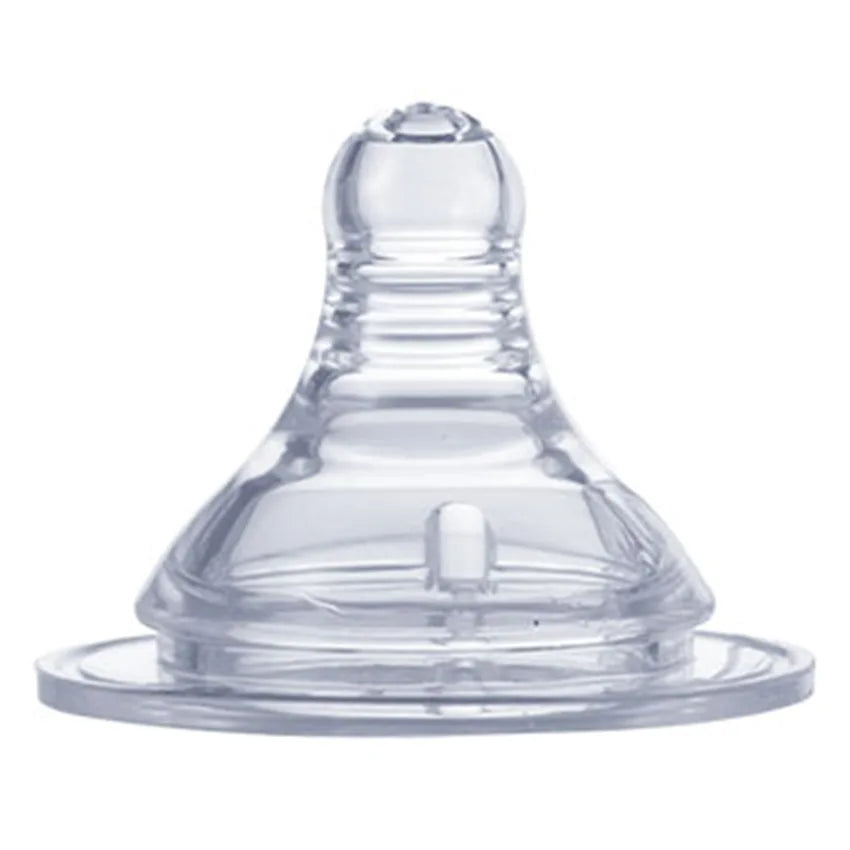 Optimal Wide Neck Silicone Nipple – Anti-Colic 6M+