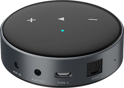 WiiM Mini Wi-Fi Music Streamer with AirPlay 2, Bluetooth & Optical Output - Black