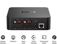 WiiM Pro Plus Hi-Res Network Music Streamer, 24-bit/192kHz, AirPlay 2 - Black - detail