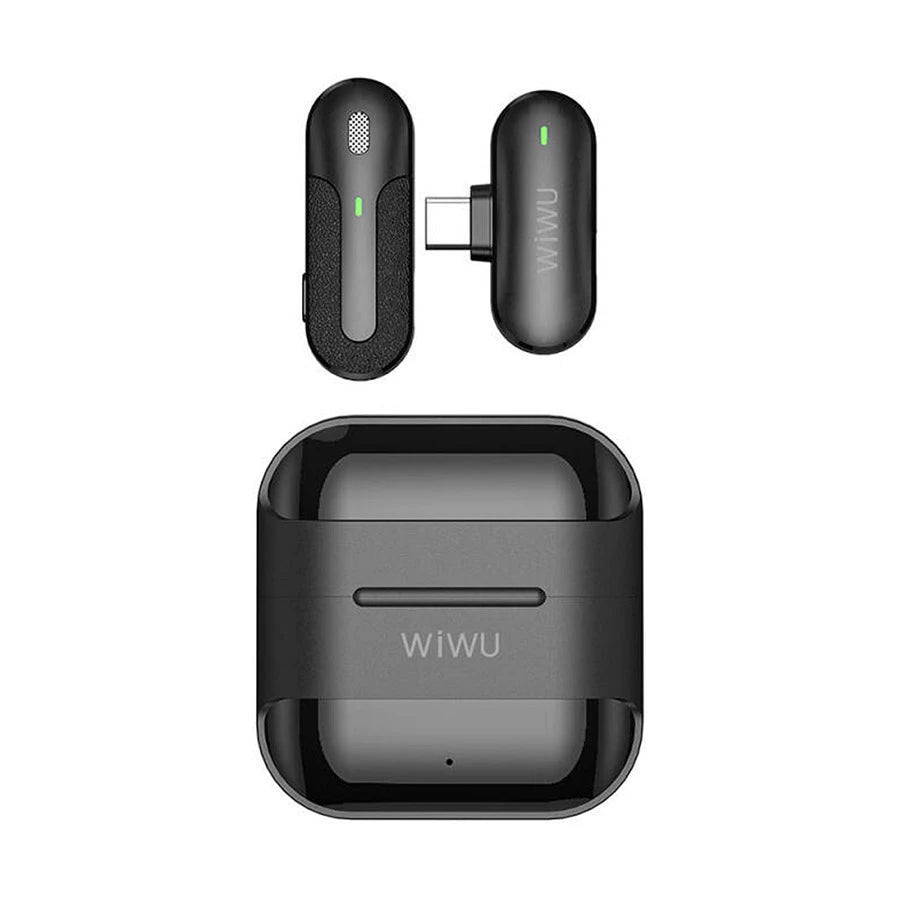 WiWU Mini Wireless Microphone for Phone with ANC & Mute