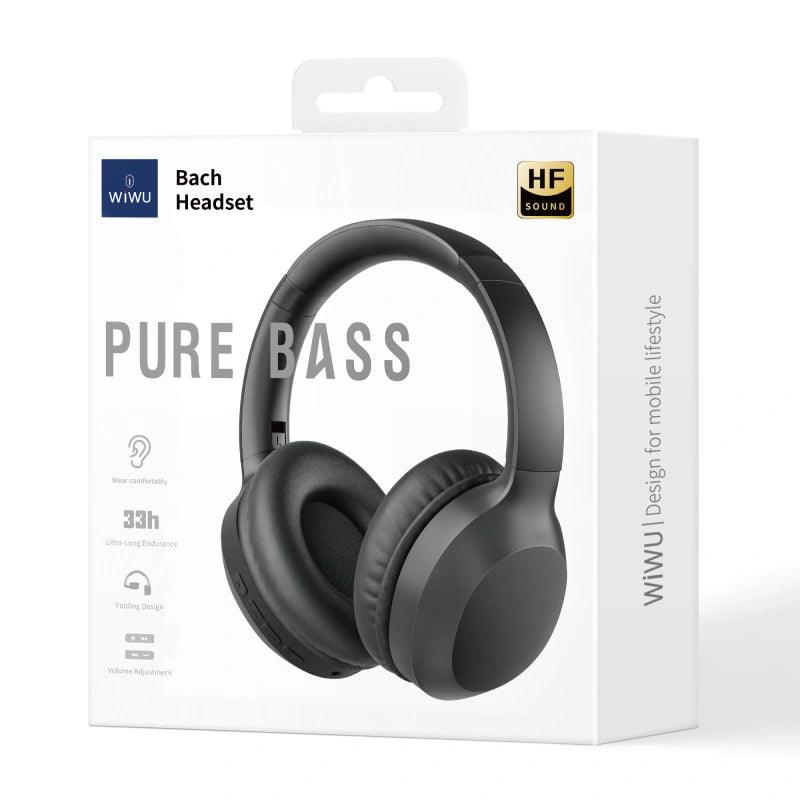 WIWU Wireless Bluetooth Headphone Stereo Bach Headset