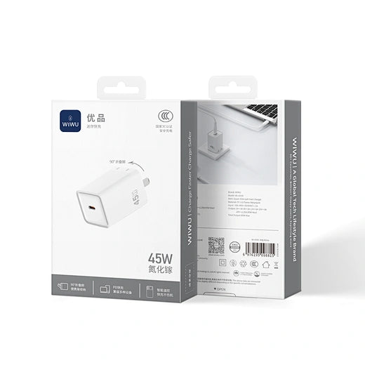WiWU Essen 45W Fast Charge Travel Adapter Wi-G036
