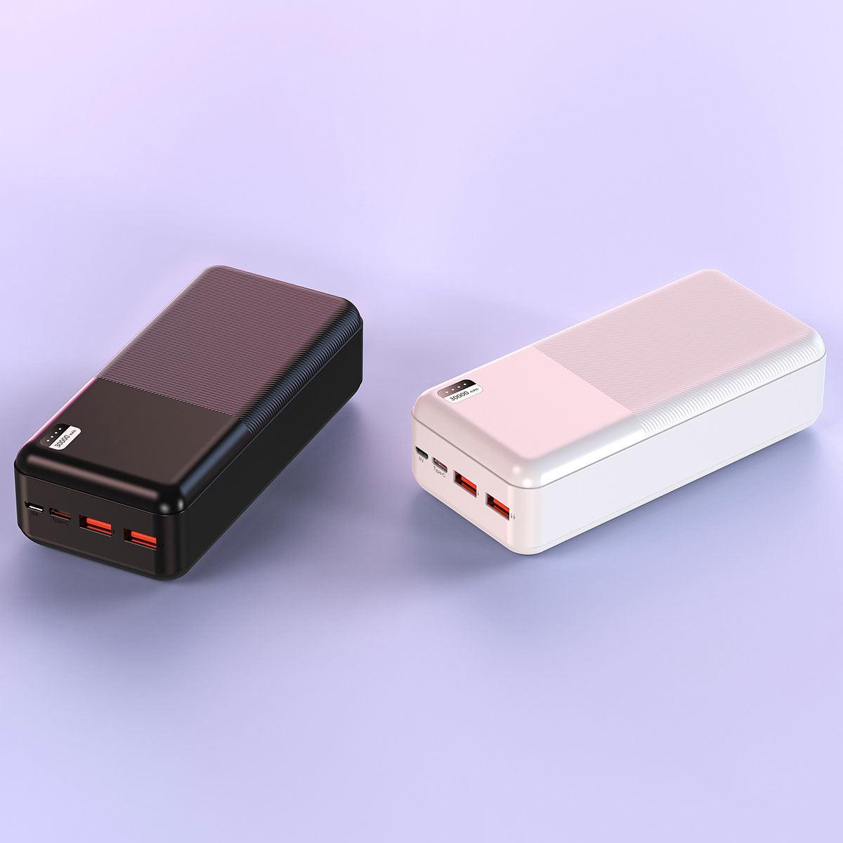 Xipin PX723 Dual USB Portable Powerbank 30000mAh with Quick Charge LED Light Indicator