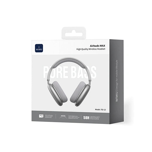WiWU Airbuds MAX TD-13 - 58H Battery, Pure Bass Headphones