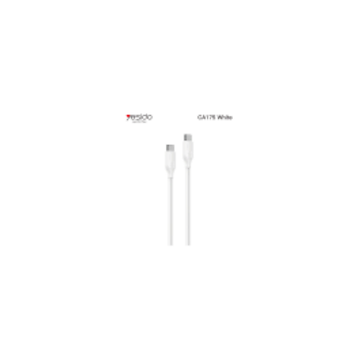 YESIDO CA175 white C-C cable 60W PVC
