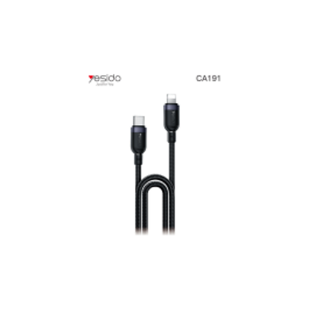 YESIDO CA191 C TO L/27W Data cable 2M