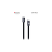 YESIDO CA206-black C-C 60W Braided Flat Data Cable