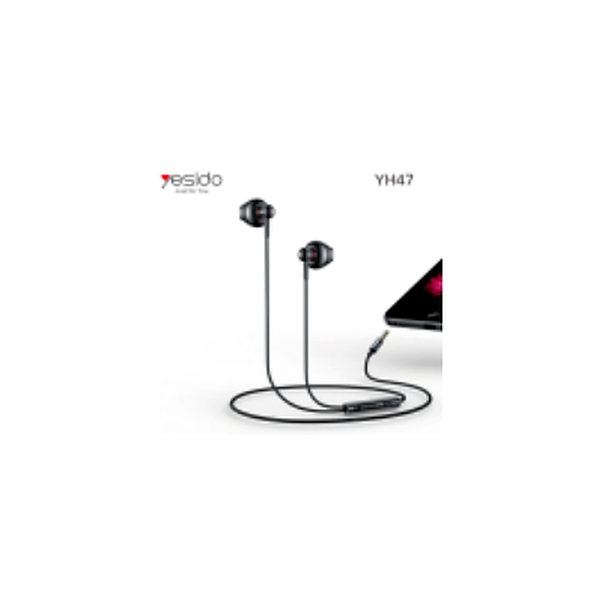 YESIDO YH47 3.5mm Aluminum Alloy Earphone