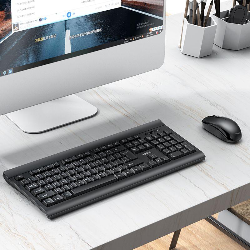 YESIDO Wireless Keyboard & Mouse Comfortable Performance - Black