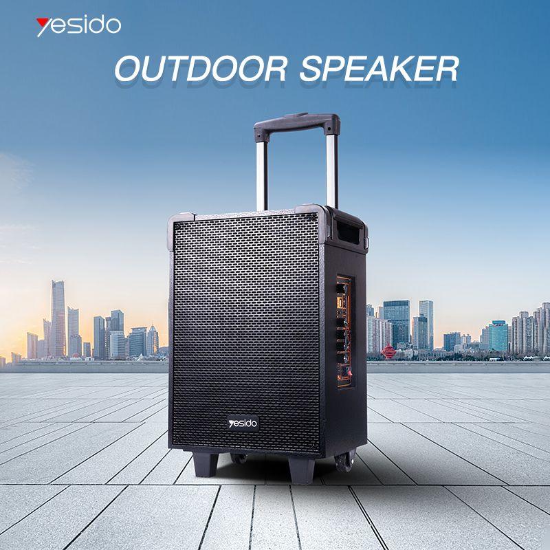 YESIDO YSW16 Bluetooth Speaker Powerful Sound with 5000mAh - Black