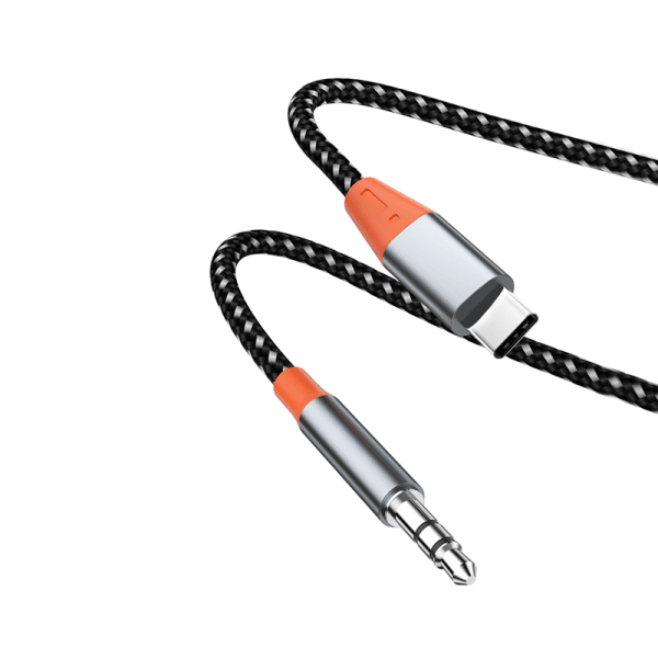 Wiwu yp07 type-c to 3.5mm audio cable - gray