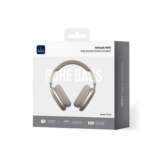 WiWU Airbuds MAX TD-13 - 58H Battery, Pure Bass Headphones