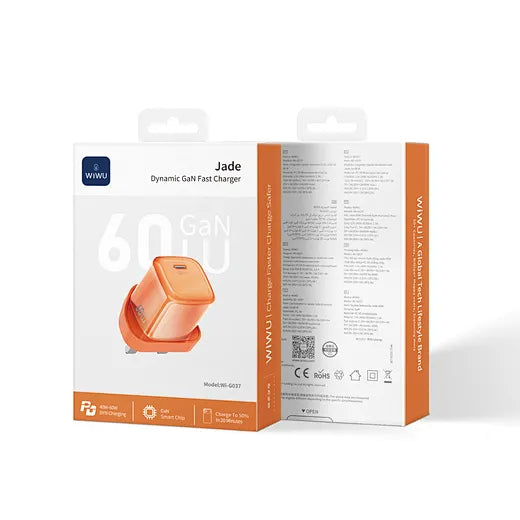 WiWU Jade 60W AVS GaN Fast Charger Wi-G037