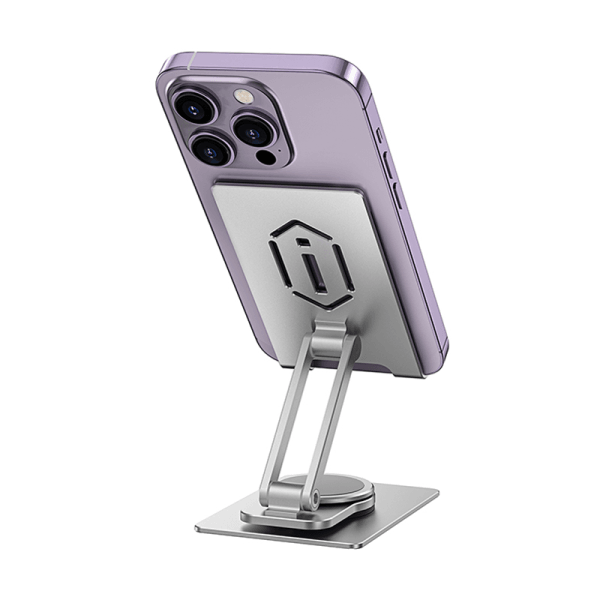 Wiwu zm107 desktop rotation stand for mobile phone and tablet - space grey