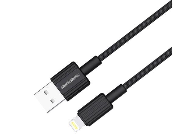 RockRose Arrow AL Lightning Cable 1m Fast Charge & Sync - Black