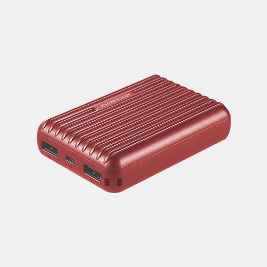 RockRose Andes 10S Power Bank 10000mAh Fast Charge & Compact - Red