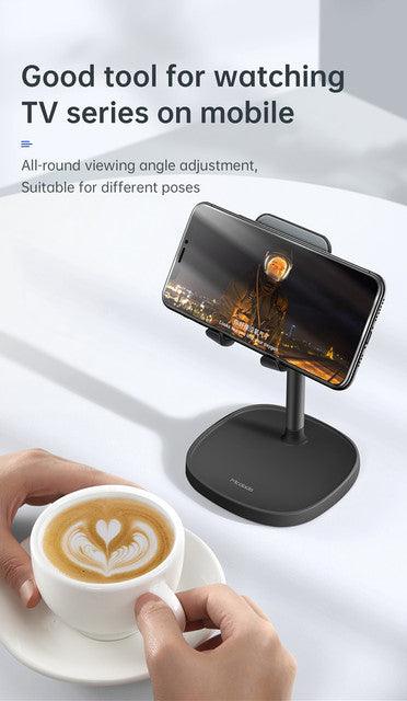 Mcdodo Phone & Tablet Holder Adjustable and Sturdy Stand  - Black & White