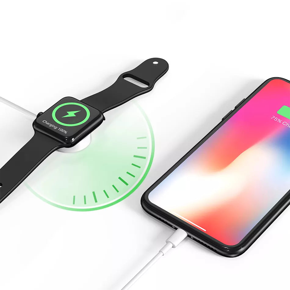 Wiwu 2 in 1 Wireless Charger For Watch, ipad PD 20W 150CM M10 - JoCell جوسيل