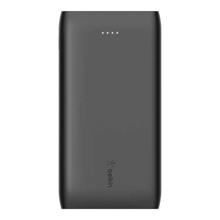 Belkin 10,000 mAh USB C 18W PD Power Bank & Cable Fast Dual Charging - Black