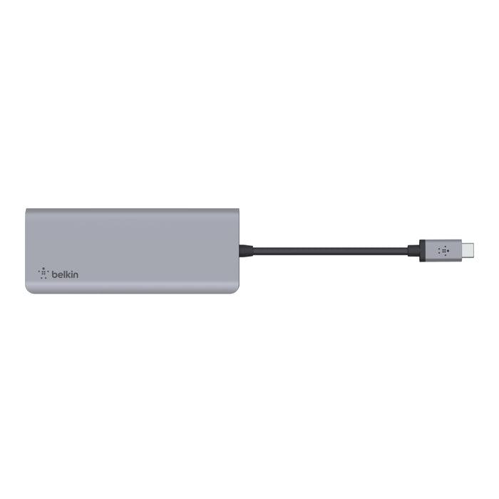 Belkin CONNECT™ USB C 7 in 1 Multiport Hub Adapter - Silver