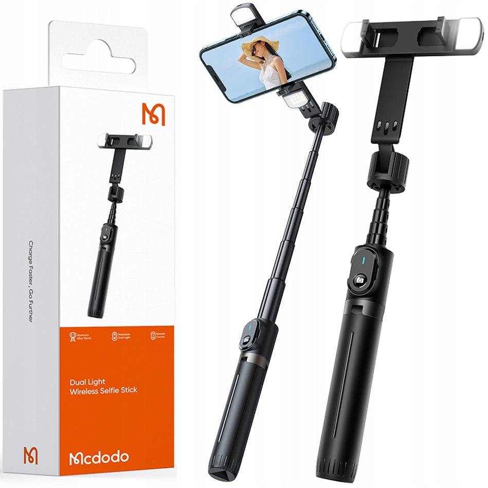 Mcdodo Dual Light Wireless Selfie Stick  MDD SS 1771 - Black