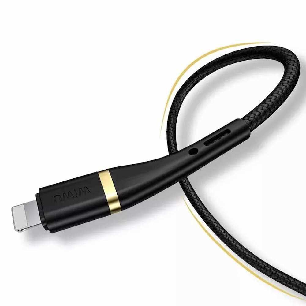 WiWU ED-103 Elite Lightning 1.2M Data Cable (Black)