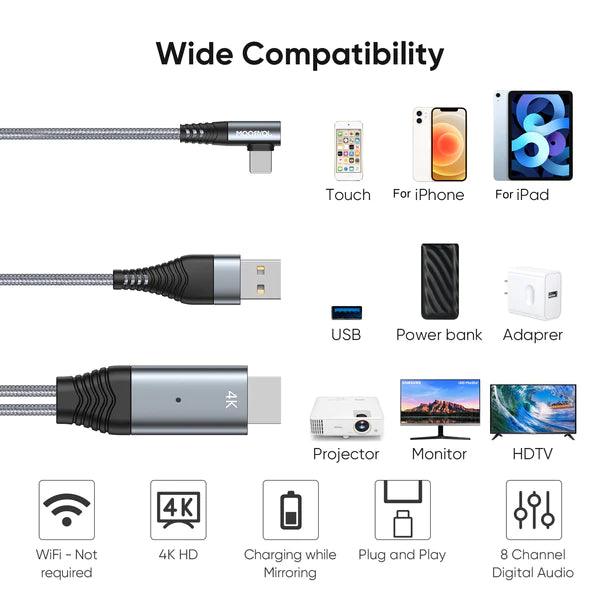 JOYROOM Lightning to HDMI 4K Mirroring Cable