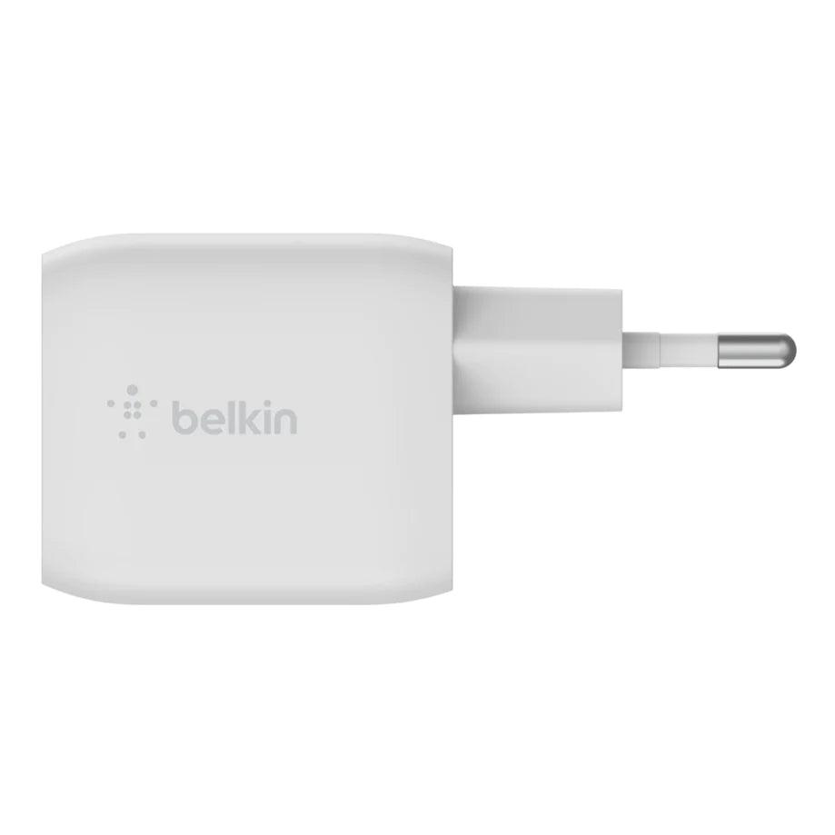 Belkin Dual 45W USB C PD GaN Fast Charger with PPS - White