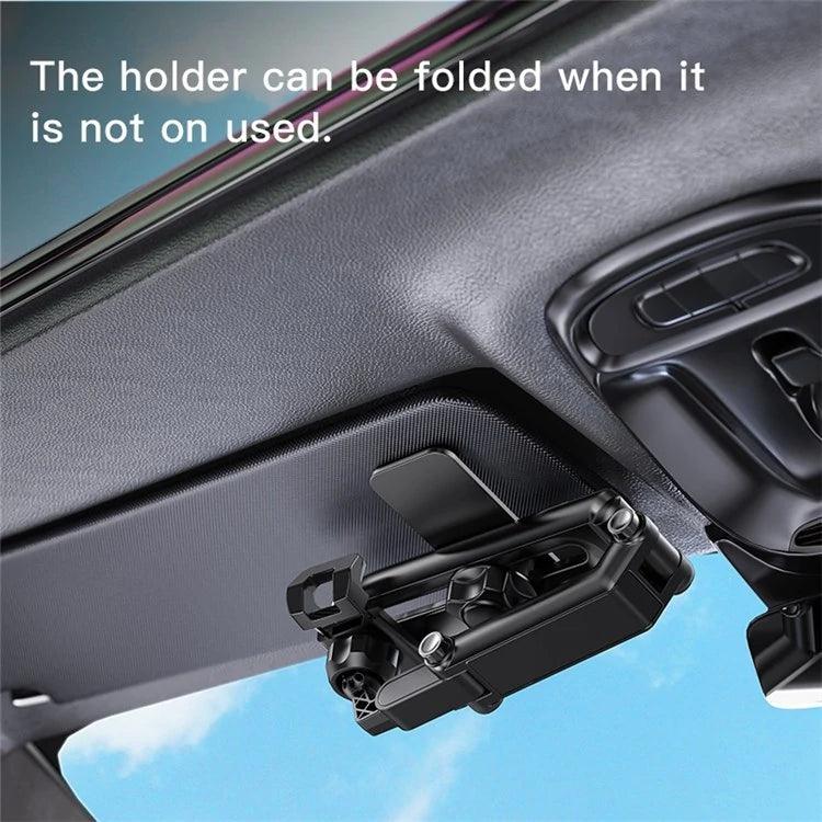 YESIDO C194 Sun Visor Mobile Holder 360° Rotation - Black