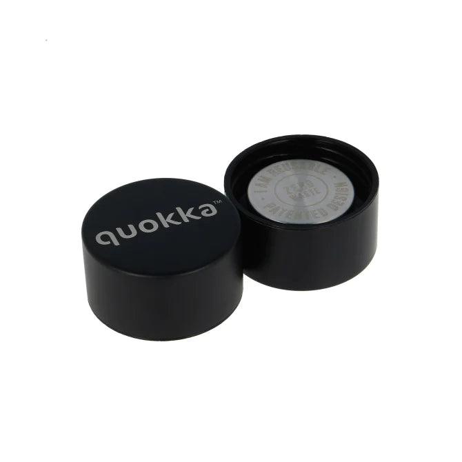 QUOKKA thermal ss bottle solid jet black 850 ml