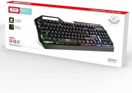 XO KB-01 RGB Gaming wired Keyboard-Black