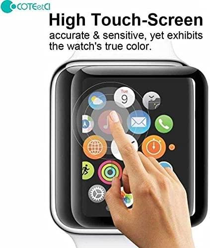 Coteetci 4D Full Cover Glass (42 mm) Screen Protector For Apple Watch