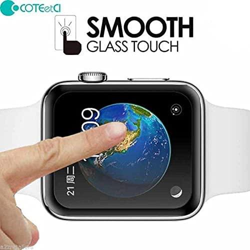 Coteetci 4D Full Cover Glass (42 mm) Screen Protector For Apple Watch