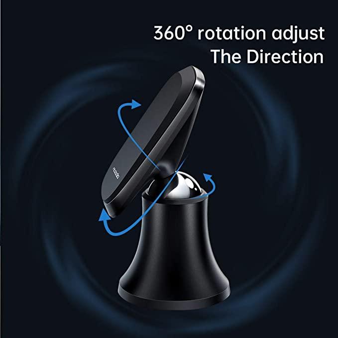 Mcdodo Strong Magnetic Car Mount 360° Secure & Stylish - Black