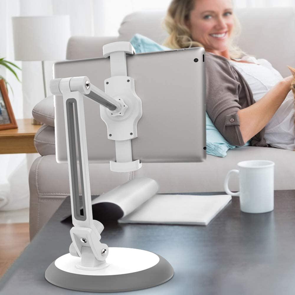 YESIDO C33 Smart Tablet Holder 360° Rotation & Stable Design - White