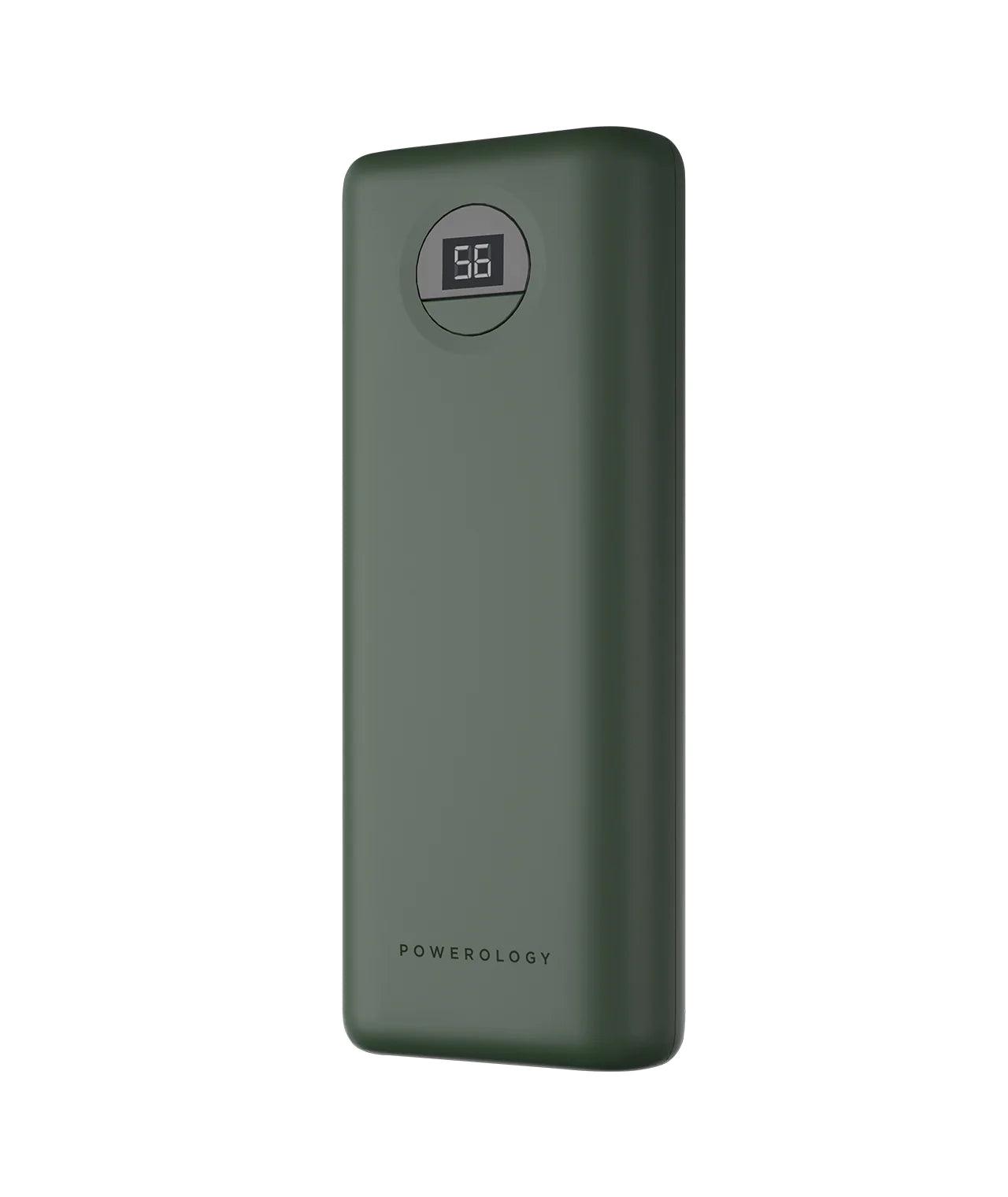 Powerology Compact Power Bank 20000mAh PD 30W - Green