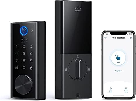 Eufy WiFi Fingerprint smart lock - Black