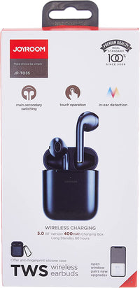 سماعة JOYROOM JR-T03S TWS اللاسلكية بتقنية البلوتوث - أسود 