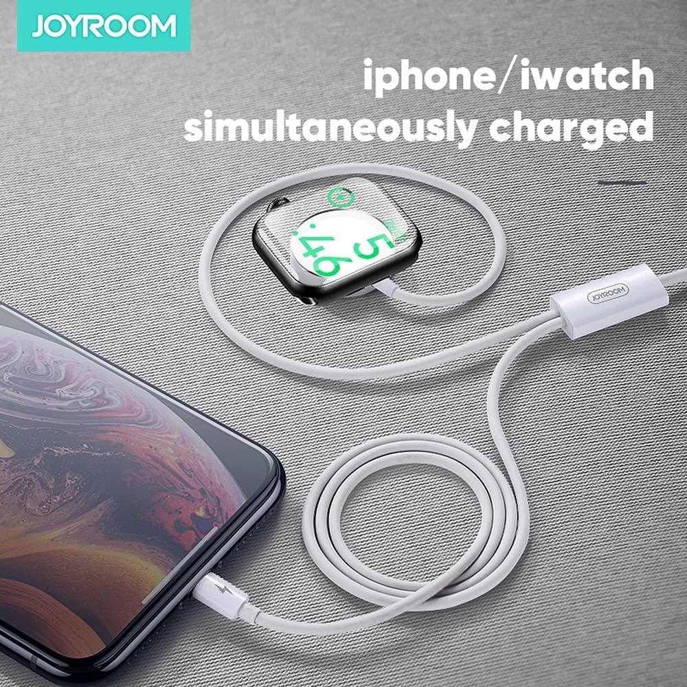 JOYROOM 2 IN 1 Magnetic Charge Easy & Organized Charging - White