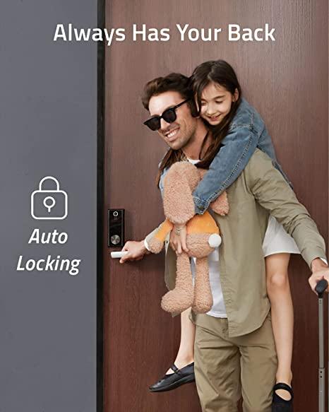 Eufy WiFi Fingerprint smart lock - Black